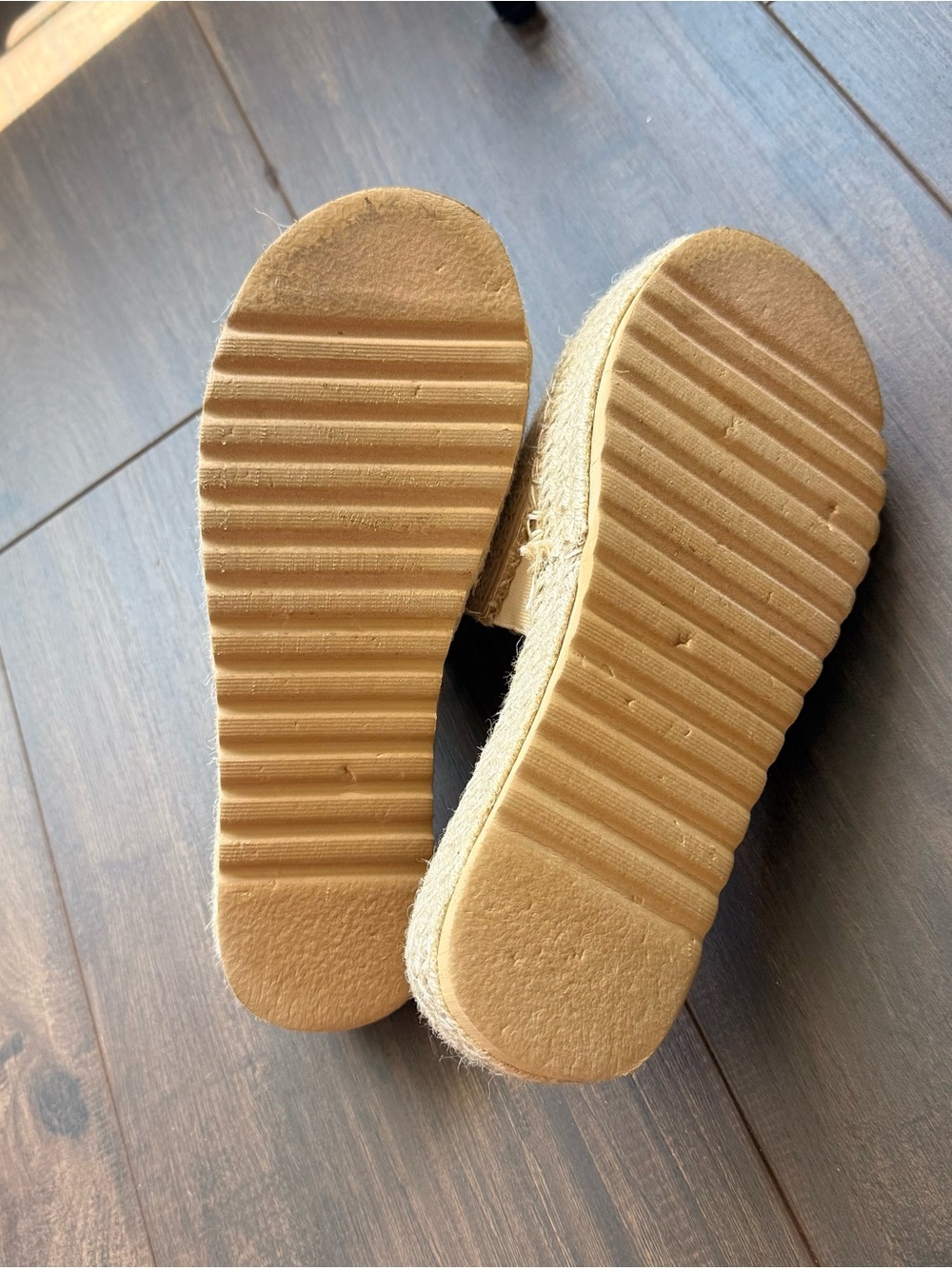 Boho Natural Women's Beige Woven Slide Sandals, Beach by Matisse. - Picture 6 of 6